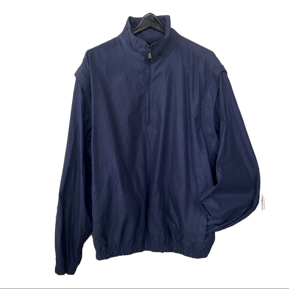 New Without Tags Men’s XL Antigua Half-Zip Windbreaker